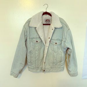 Levy Denim Sherpa Jeans Jacket